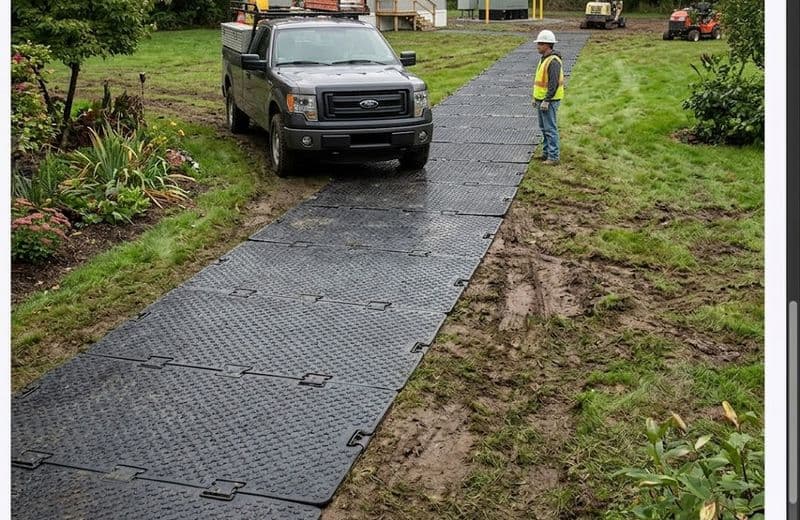 Light Temporary Road Mat