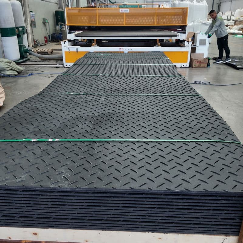 Reusable Ground Protection Mats for Temporary Roads
