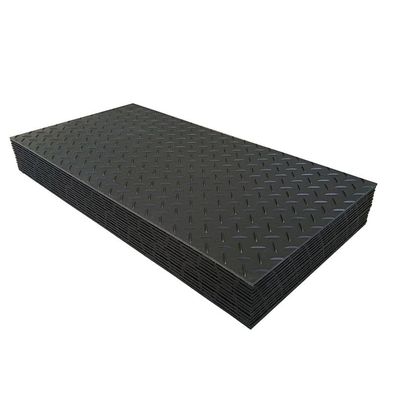 Construction Site Protection Accessories UHMWPE Temporary Paving Mats Heavy Load Plastic Track Road Mats