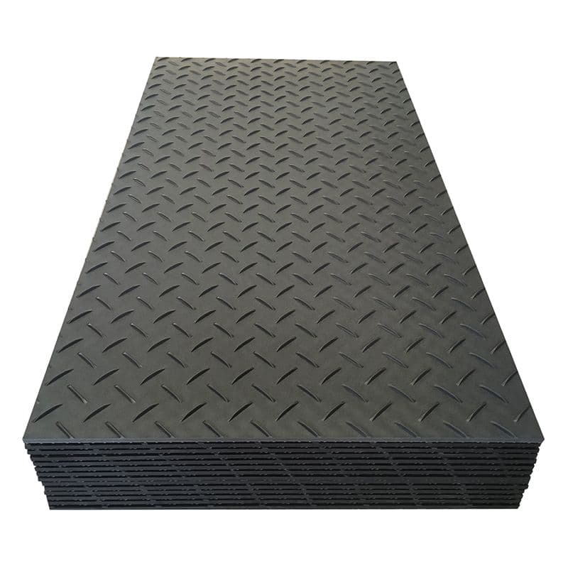 Portable HDPE Construction Track Mats Reusable Temporary Access Road Plates