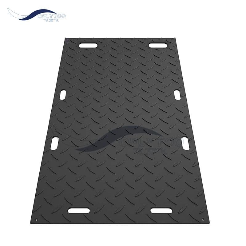 Reusable HDPE Ground Mats for Soft Terrain Stabilization